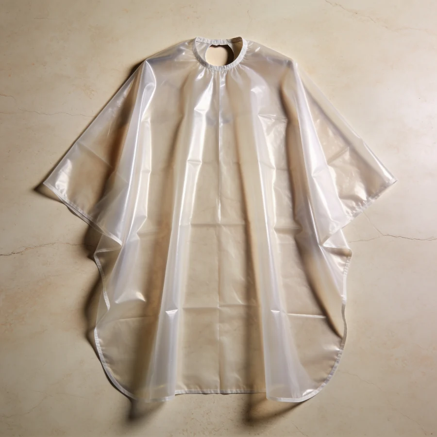 Clear Colouring Cape — Transparent